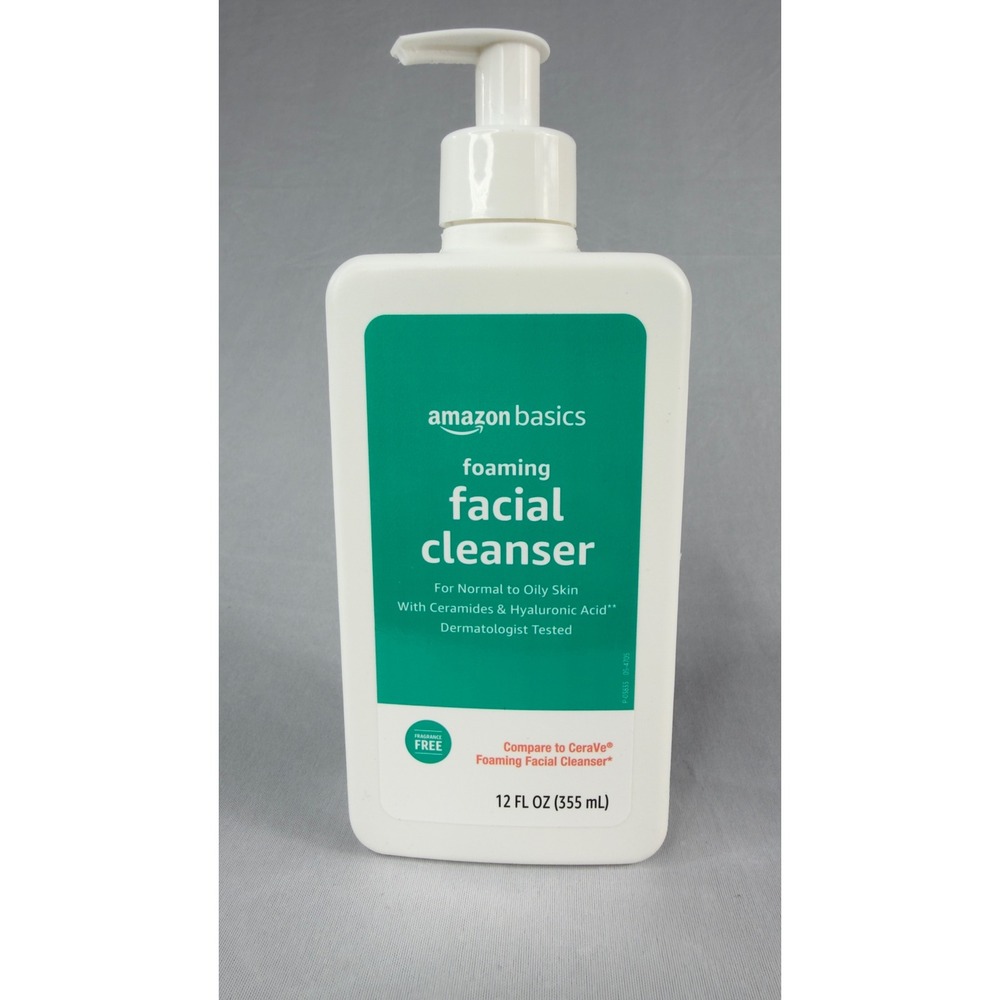Amazon Basics Foaming Facial Cleanser Normal to Oily Skin Fragrance Free